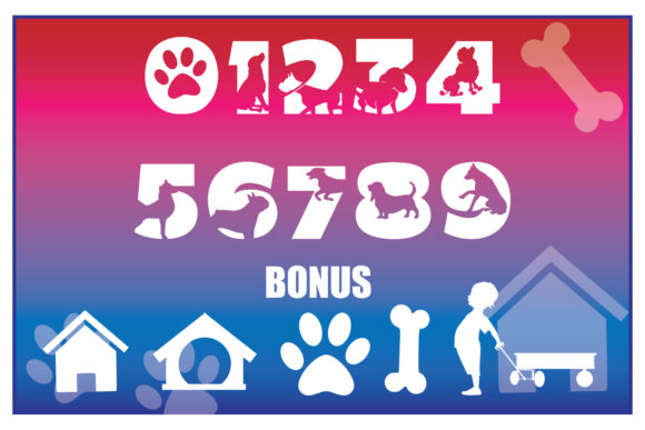 Bok Dog Font PNG with transparent background - Preview 1