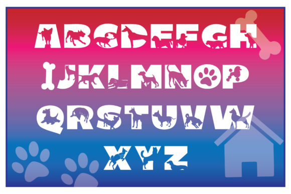 Bok Dog Font PNG with transparent background - Preview 2