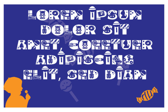Candy Blink Font - Preview 3