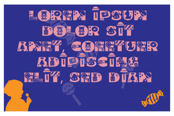 Candy Blink Font - Preview 6