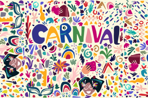 Carnival: Abstract Graphic by ArtstudioByKhushbu · Creative Fabrica