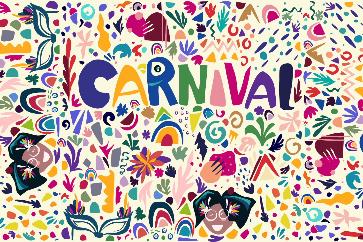 Carnival: Abstract Graphic by ArtstudioByKhushbu · Creative Fabrica