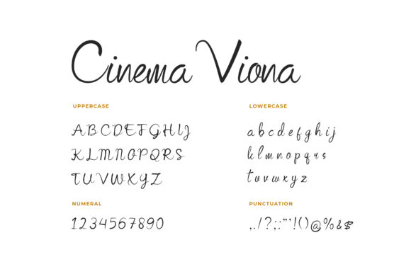 Cinema Viona Font - Preview 4