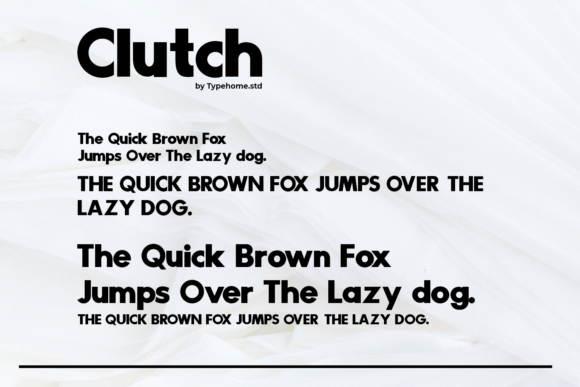 Clutch Font - Preview 5