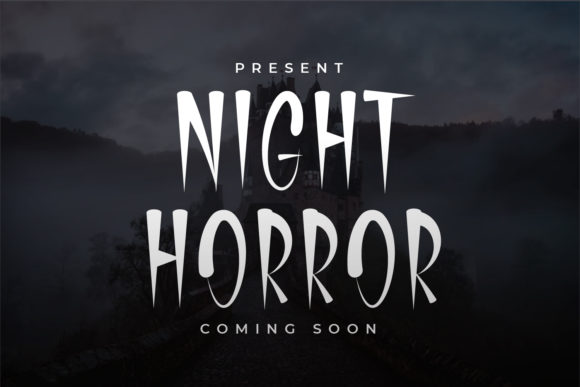 Dark Night Font - Preview 2