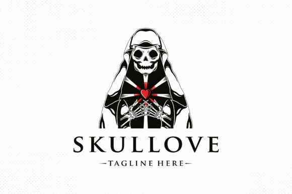Death Dealer Love Logo Template Graphic Logos By vectorwithin