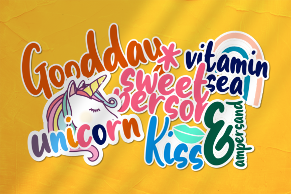 Fatflash Font PNG with transparent background - Preview 3