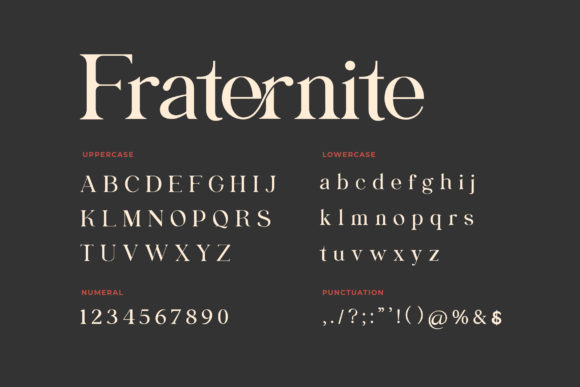 Fraternite Font - Preview 3