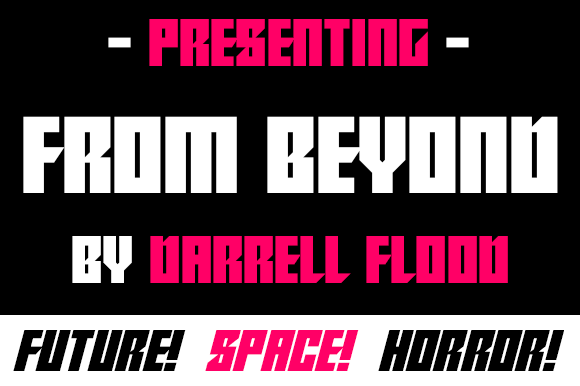 From Beyond Font - Preview 1