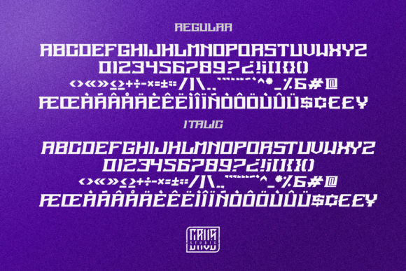Insurgent Font PNG with transparent background - Preview 1