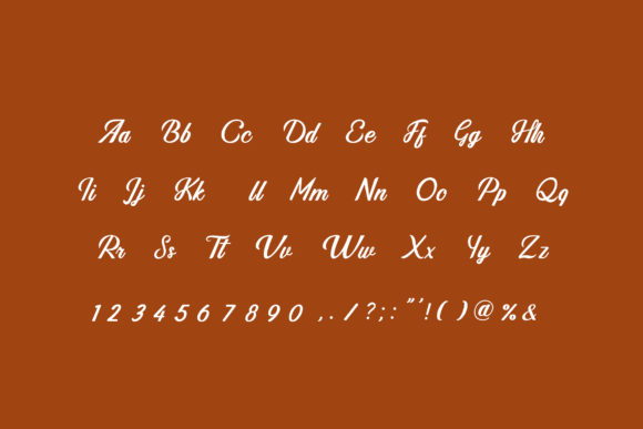 Jaqueline Font PNG with transparent background - Preview 3