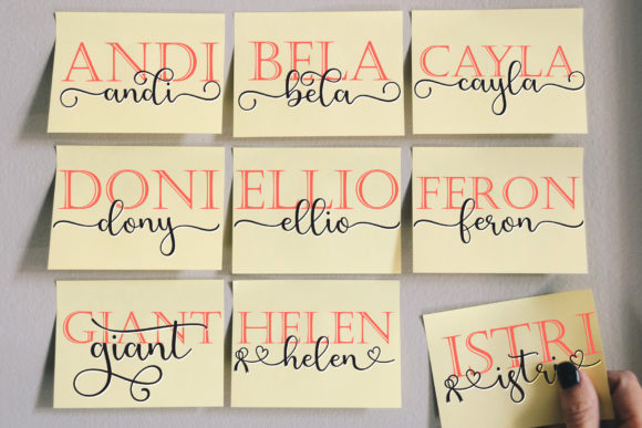 Jorstin Font PNG with transparent background - Preview 5