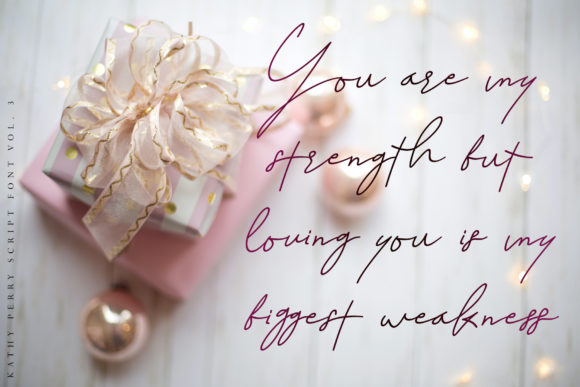 Kathy Perry Font PNG with transparent background - Preview 5