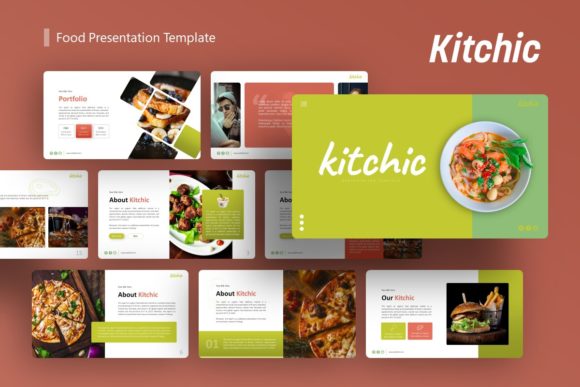 Preview of Kitchic Food Presentation Template food presentation template