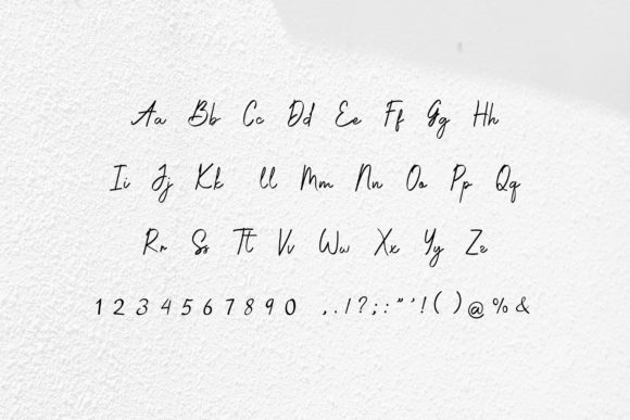 Miranda Wolding Font PNG with transparent background - Preview 3