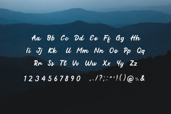 Monica Mirabelle Font PNG with transparent background - Preview 3