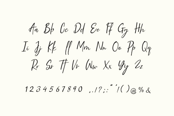 Perfect Paradise Font PNG with transparent background - Preview 3