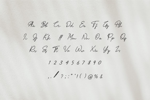 Qardenia Font PNG with transparent background - Preview 3