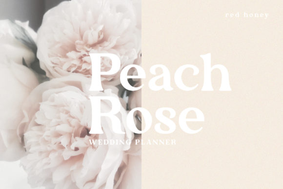 Red Honey Font PNG with transparent background - Preview 1