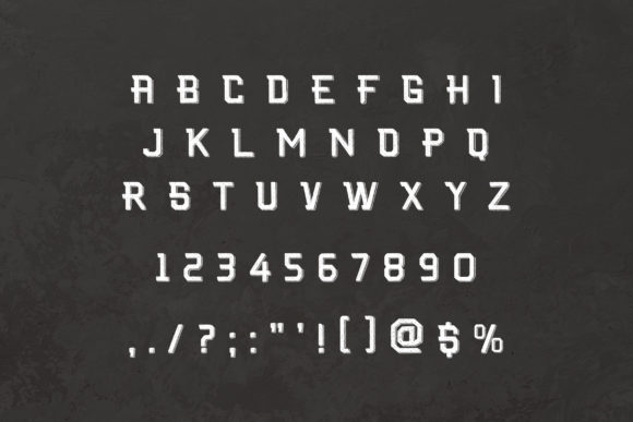 Ricky Brandon Font PNG with transparent background - Preview 3
