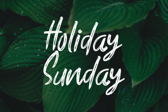 Right Flower Font PNG with transparent background - Preview 3
