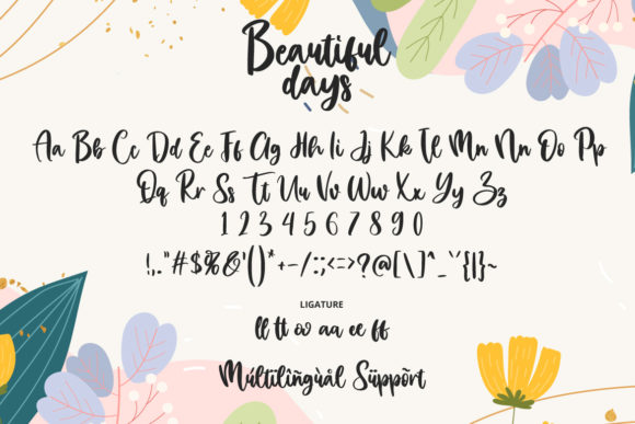 Beautiful Days Font - Preview 5