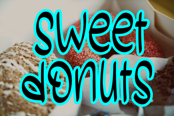 Blue Light Font - Preview 1