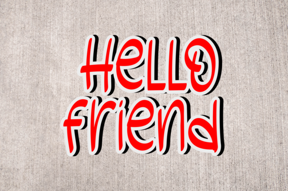 Blue Light Font - Preview 3