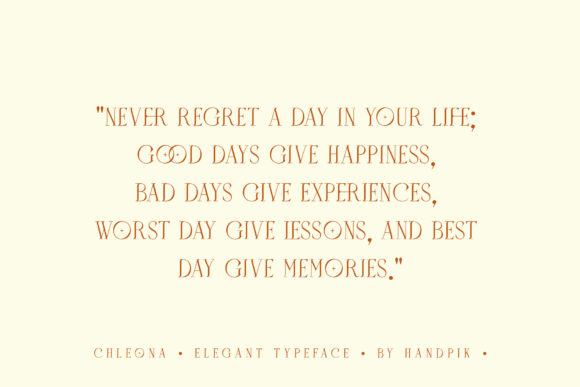 Chleona Font - Preview 6