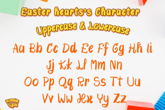Easter Hearts Font - Preview 1