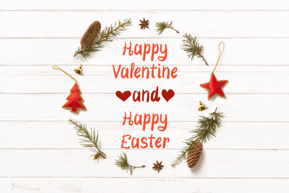 Easter Hearts Font - Preview 4