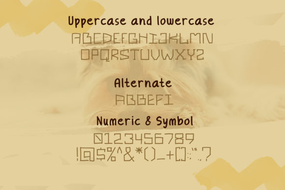 Face Square Font - Preview 6