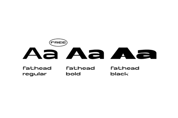 Fathead Font PNG with transparent background - Preview 1