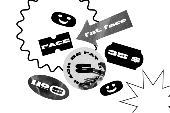 Fathead Font PNG with transparent background - Preview 4