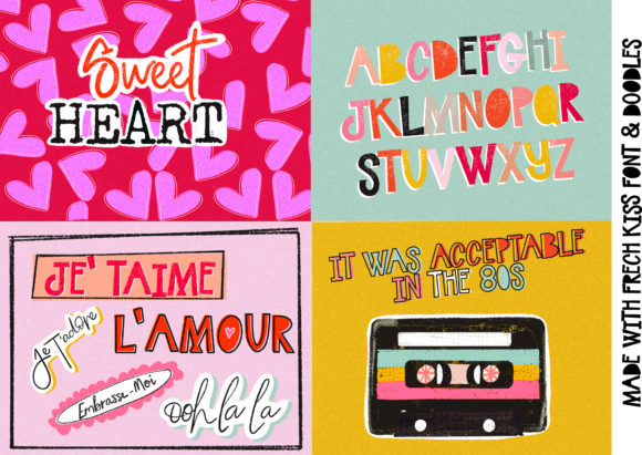 French Kiss Font - Preview 2