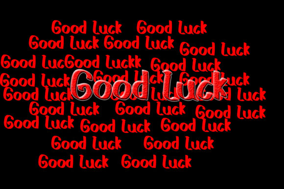 Good Luck Font - Preview 1