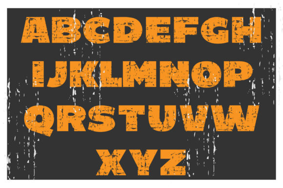 Grunge 90'S Font PNG with transparent background - Preview 4
