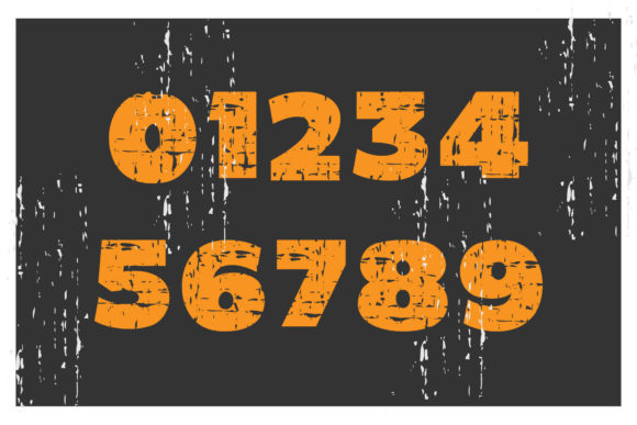 Grunge 90'S Font PNG with transparent background - Preview 5