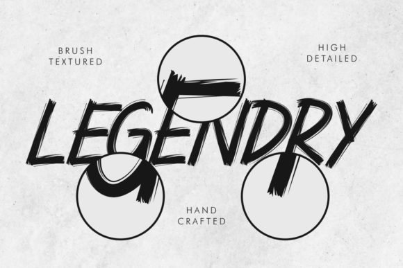 Legendry Font PNG with transparent background - Preview 4