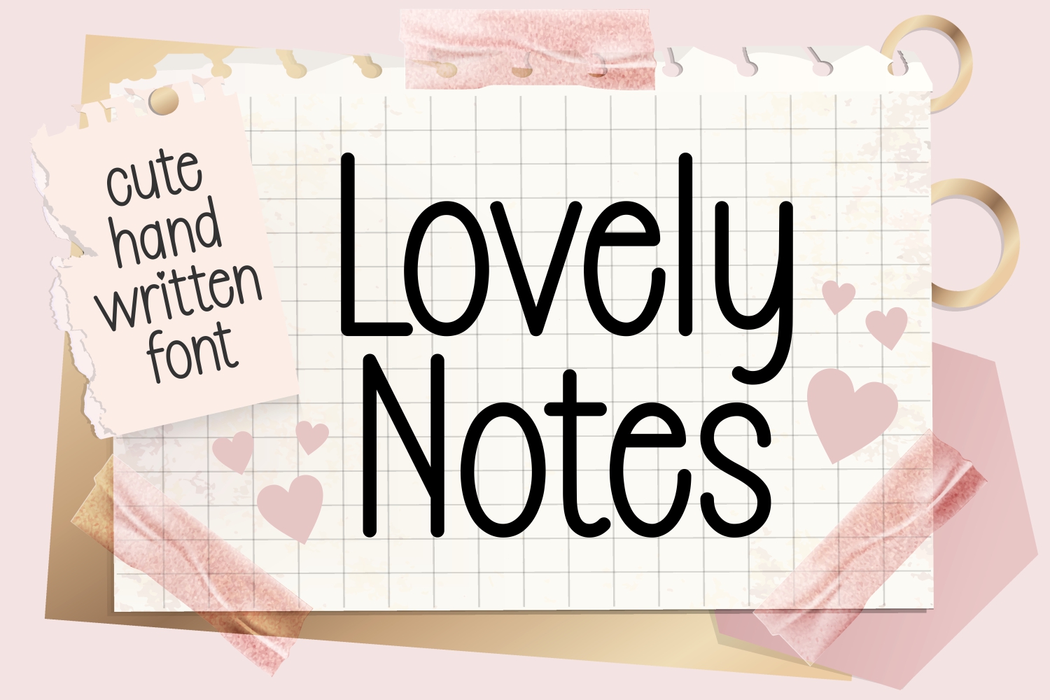 Fancy Notes Download Lovely Notes Font by Keithzo (7NTypes) · Creative Fabrica
