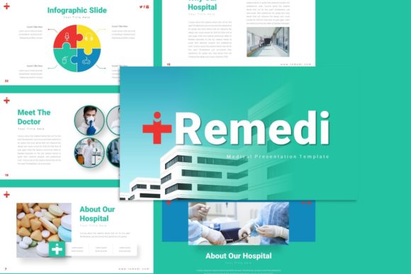 Preview of Remedi Medical Presentation Template