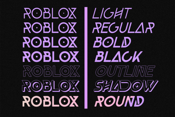 Roblox Font PNG with transparent background - Preview 5