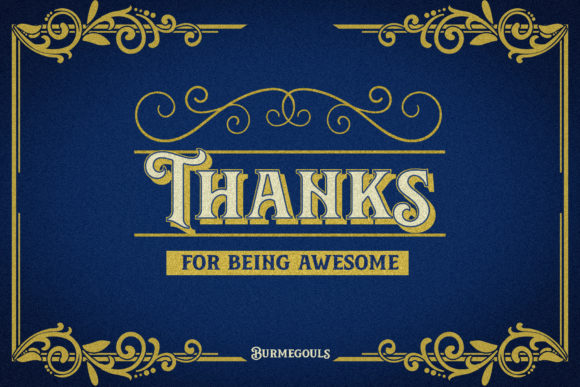 Burmegouls Font PNG with transparent background - Preview 4
