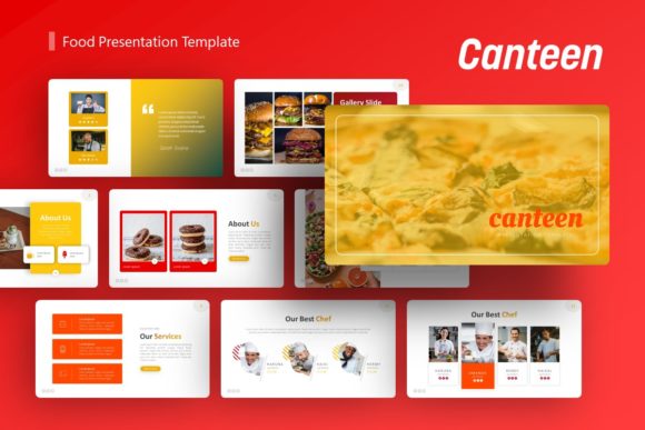Preview of Canteen Food Presentation Template food presentation template