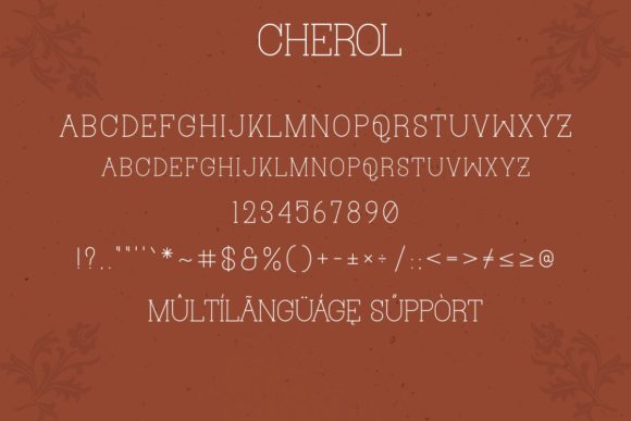 Cherol Font - Preview 3