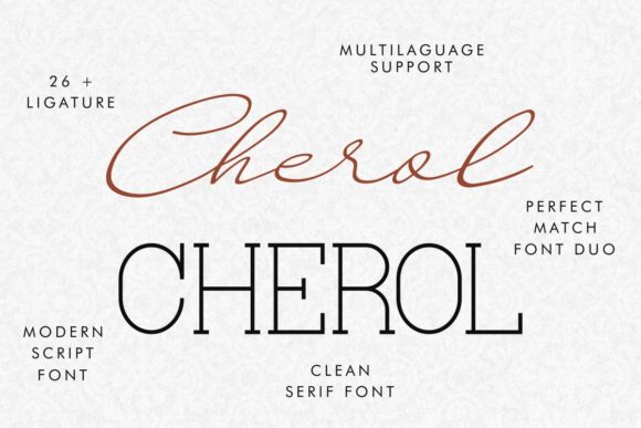 Cherol Font - Preview 4