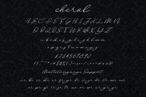 Cherol Font - Preview 5