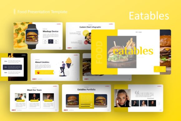 Preview of Eatables Food Presentation Template food presentation template