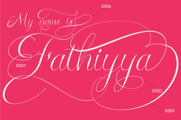 Fathiyya Font - Preview 2