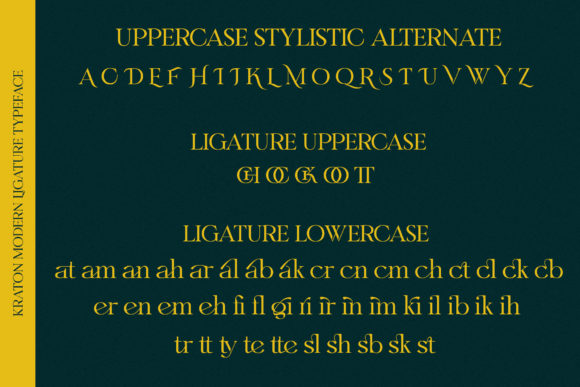 Kraton Font PNG with transparent background - Preview 4